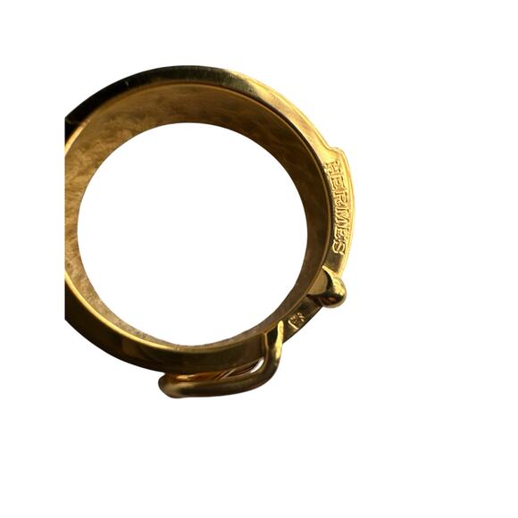 165. Hermes Belt Buckle Scarf Ring - Picture 4 of 5